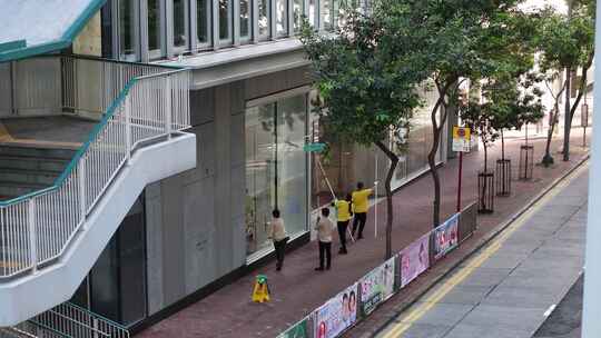 香港金钟道街景