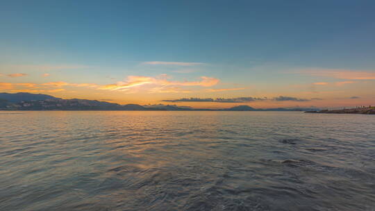 4K绝美海边延时夕阳宣传片