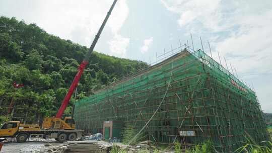 国际货场联检大楼造型建设 工程项目建设