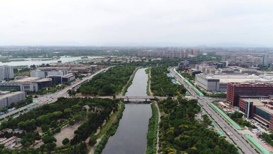 北京 亦庄镇  凉水河 航拍合集