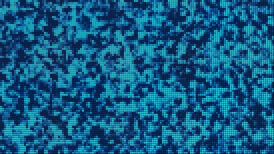 高科技数字运动图形背景动画、方形元素和蓝