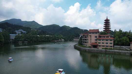 湖北咸宁九宫山风景区云中湖