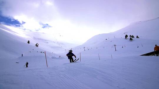滑雪 双板 单板 雪上运动 极限运动