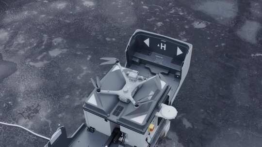 大疆机场平台无人机自动巡航巡逻