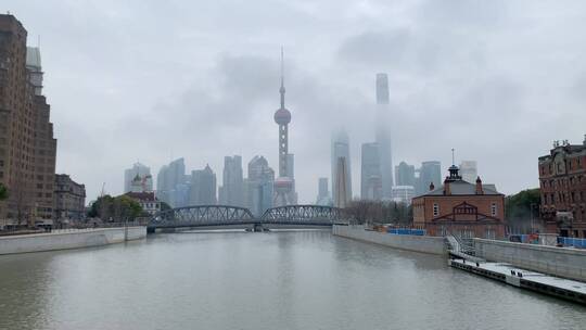 上海天际线延时摄影