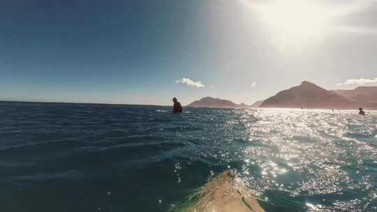 冲浪板，海洋，冲浪， Pov