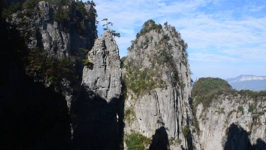 旅游壮观湖北省5A景区恩施大峡谷风景