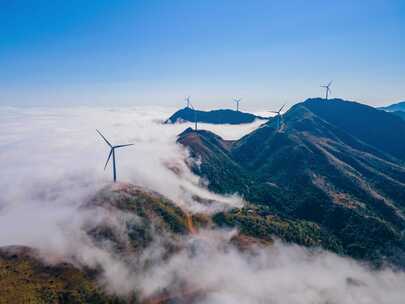 风车山云海延时摄影