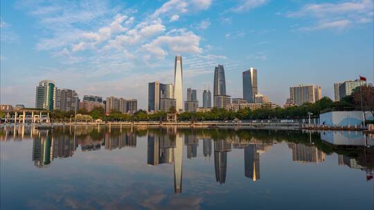 广东省东莞市城市风光延时