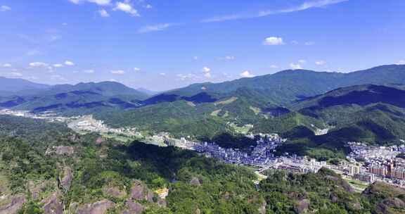 江西宜春铜鼓城市风光大景【组镜】