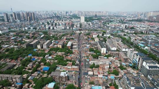 合集河南洛阳丽景门景区西大街航拍