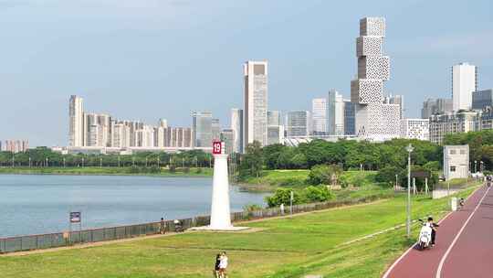 中国广东省佛山市佛山新城全景