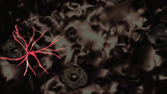 病毒抗体生长的3D动画