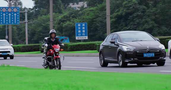 4K高清实拍道路交通车流