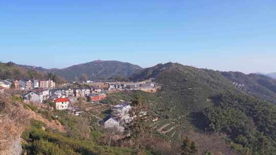 杭州富阳安顶山山村建筑风景