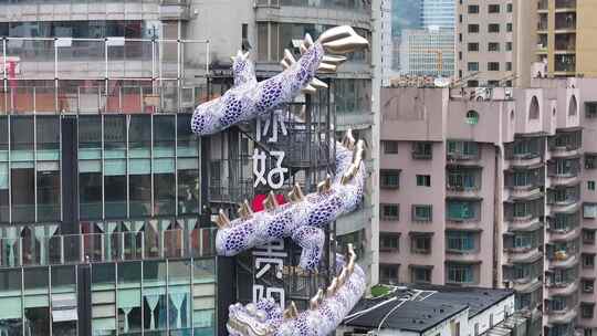 贵阳民族巡游当天街景