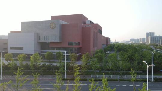 上海戏剧学院4K航拍