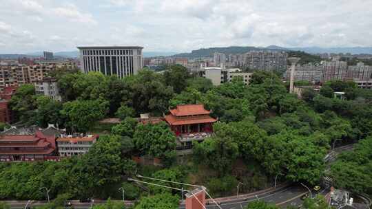 福建福州烟台山景区航拍