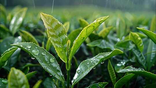 茶叶茶采摘茶叶茶田茶山茶树茶水龙井绿茶a