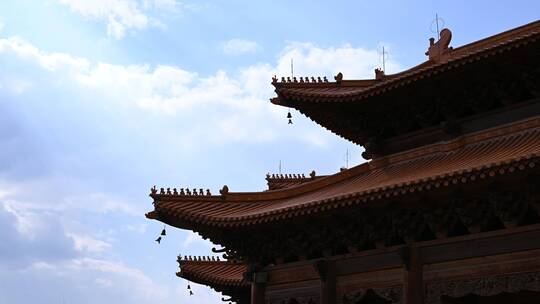 寺庙风景屋檐