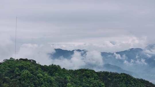 桂林华江森林瀑布溪流