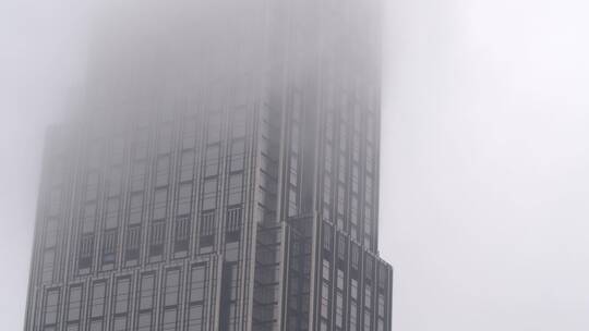 雾霾天气城市空气质量大气污染视频素材模板下载