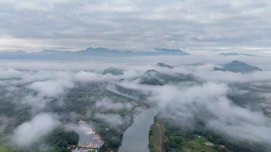 江西鹰潭龙虎风景区航拍