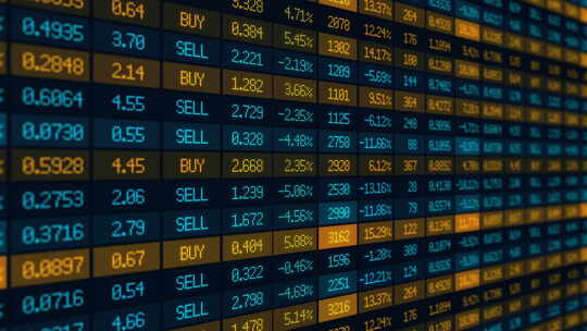 股票市场交易信息与价格变动和成交量金融指