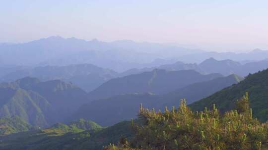 杭州临安大明山牵牛岗群山风景