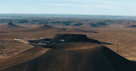 乌兰察布草原火山群航拍