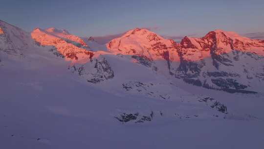 山，顶部，山顶，雪