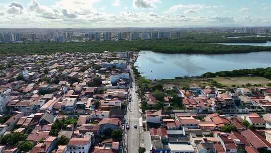 巴西Aracaju Sergipe的城市景观。巴西东北部的旅游业。