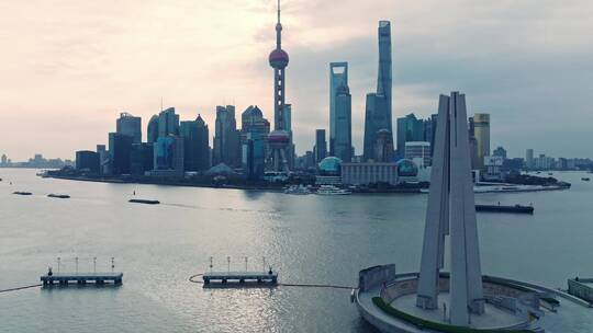 上海天际线城市航拍