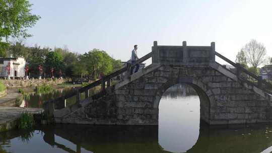 徽州古村-江南水乡-乡村日出黄昏日落