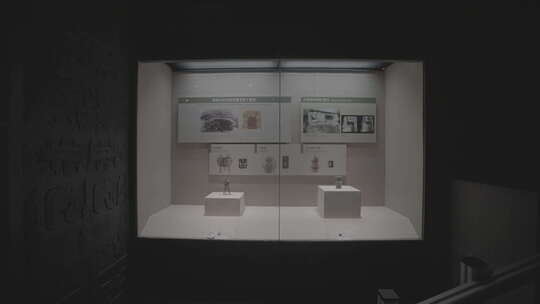 河南安阳航拍景点文字博物馆文物展示甲骨文视频素材模板下载