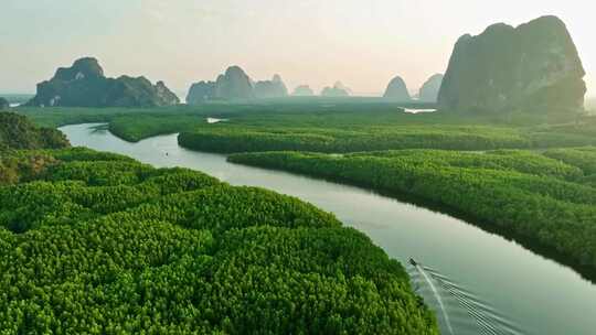 广西桂林山川河流风景