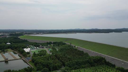 旅游景区湖北荆州洈水风景区4A人工大坝