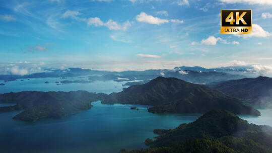 4k山水大自然森林溪流风景树林自然山山川