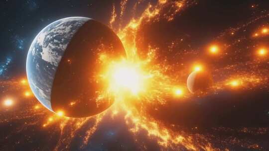 宇宙大爆炸星球爆炸