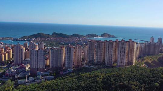 大连小平岛航拍大景 高新园区航拍