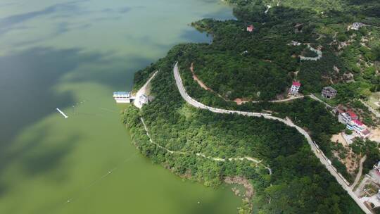 航拍福建东圳水库4K实拍视频