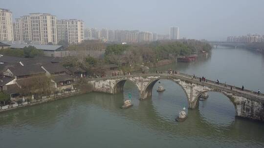 拱宸桥 大运河 航拍 杭州 3