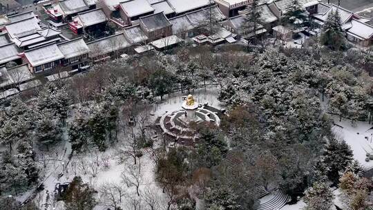 西安大唐芙蓉园雪景