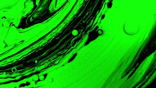 绿色液体流动动画