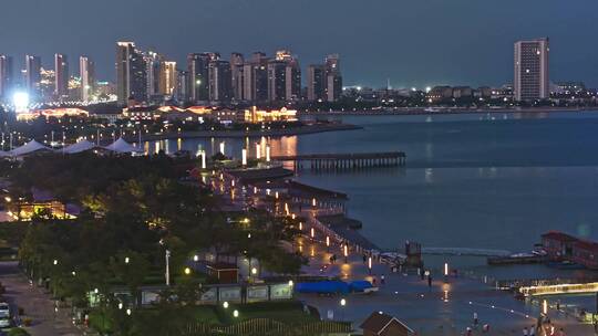 青岛西海岸新区夜景