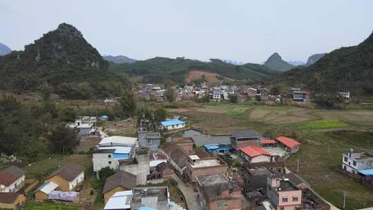 广西柳州塞隆妙景屯农村航拍