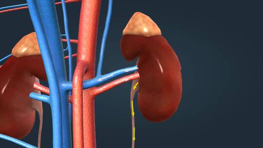 医学人体肾脏肾盏尿液形成过程