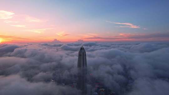 深圳云海晚霞