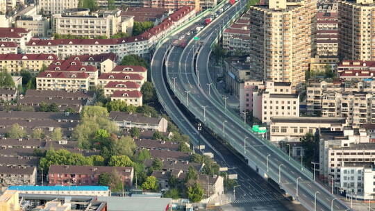 上海疫情城市路面空荡