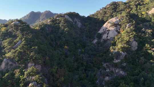 秋天大山公里航拍